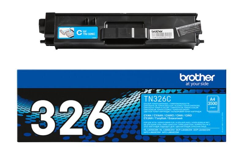 Toner Brother TN-326C D'origine Cyan
