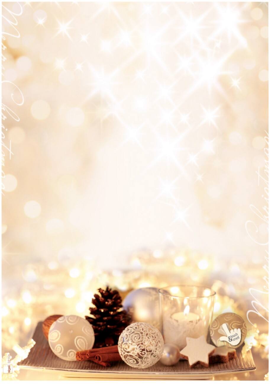 Papier de Noël Sigel Pain d'épice 90 g/m² 21 x 29,7 cm A4 Beige, marron 25 Feuilles
