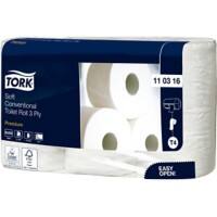 Papier toilette Premium Tork T4 3 épaisseurs 110316 72 Rouleaux de 250 Feuilles