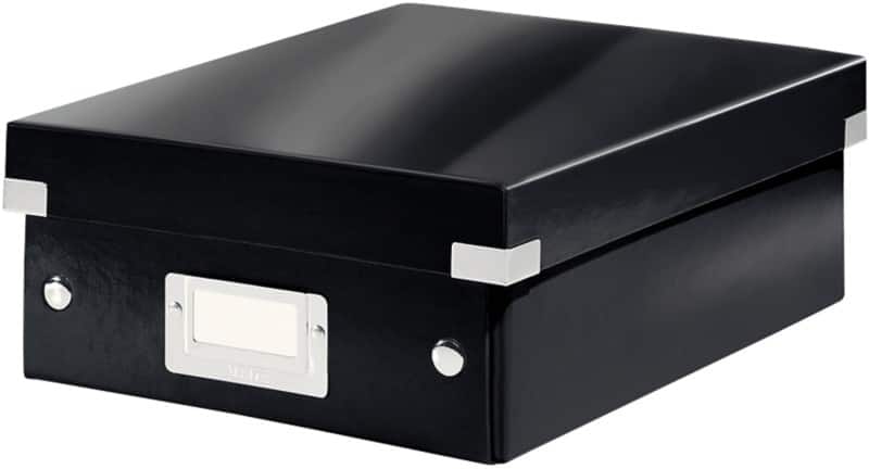 Boîtes de rangement Leitz Click&Store 22 x 28,2 x 10 cm polypropylène Noir