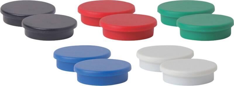 Aimants pour tableau blanc Viking Assortiment 2 kg Capacité de charge 30 mm 10 Unités