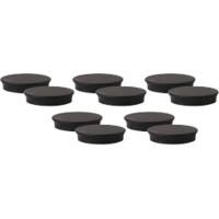 Aimants pour tableau blanc Viking Noir 2,2 kg Capacité de charge 40 mm 10 Unités