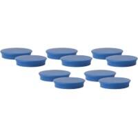 Aimants pour tableau blanc Viking Bleu 2,2 kg Capacité de charge 40 mm 10 Unités