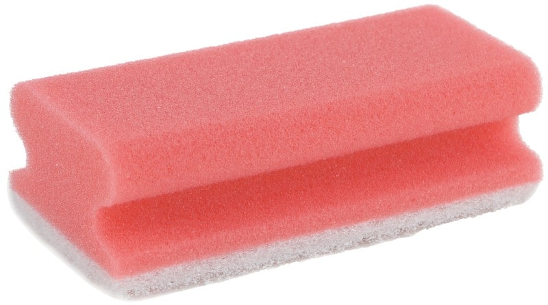 Éponges à gratter avec prise BETRA Rouge, blanc 10 Unités