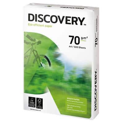 Papier imprimante Eco-efficient A4 Discovery Blanc 70 g/m² Lisse 500 Feuilles