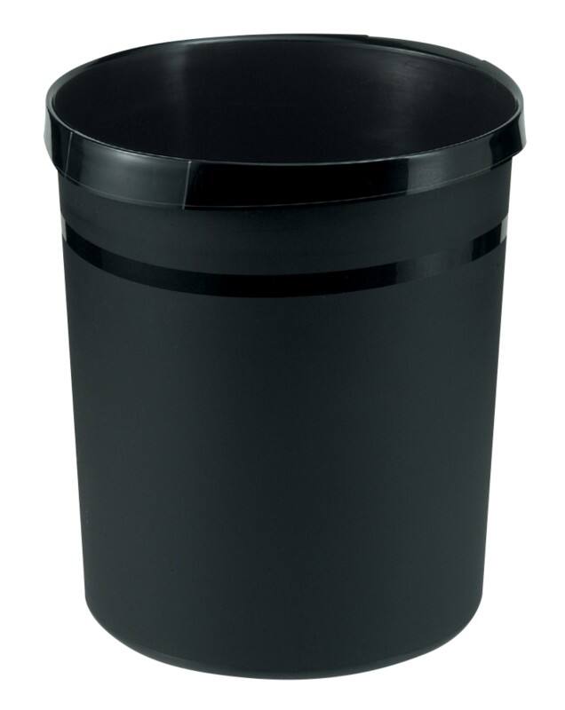 Poubelle HAN Grip 18 L Noir Plastique 1819013