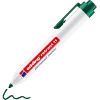 Marqueur permanent edding Retract 11 Vert Pointe ogive 1,5 - 3 mm