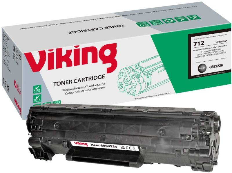 Toner Viking Compatible Canon 712 Noir
