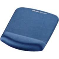 Tapis de souris avec repose-poignet Fellowes PlushTouch Bleu