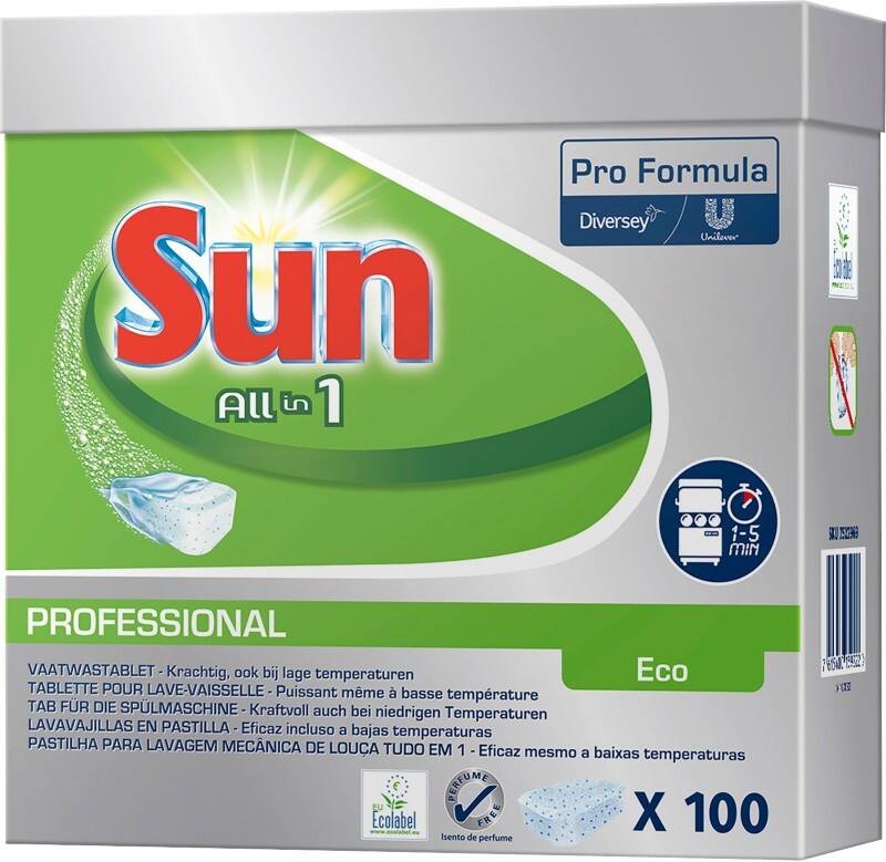 Tablettes pour lave-vaisselle Sun All-in-1 100 Unités