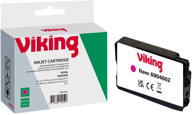 Cartouche jet d'encre Viking 933XL Compatible HP CN055A Magenta   