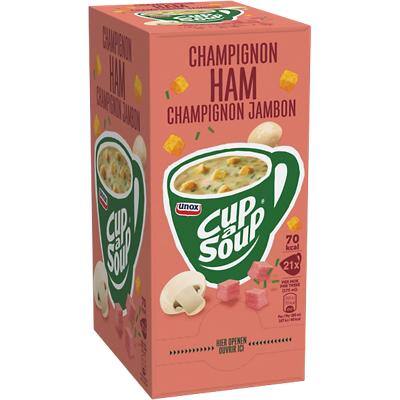 Soupe instantanée Unox Cup a Soup Champignon Jambon 18691101 21 Unités de 175 ml