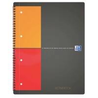 Cahier à spirales Hamelin International Fil A4+ Quadrillé Polypropylène Noir Perforé 160 Pages 5 Unités de 80 Feuilles