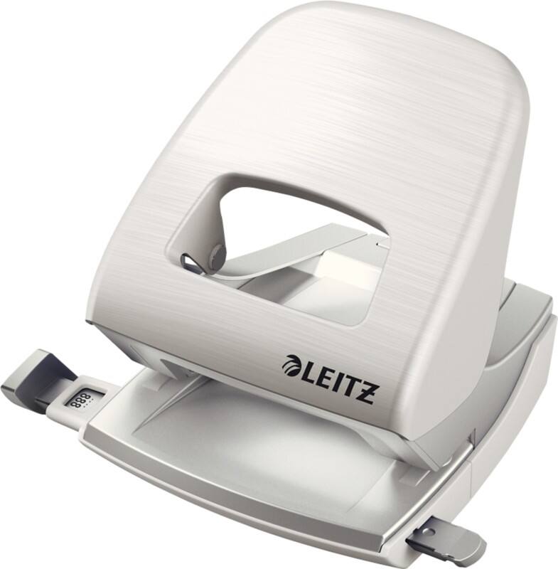 Perforateur en métal Leitz NeXXt Style 5006 2 trous 30 feuilles Blanc