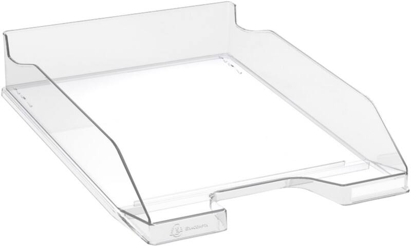 Corbeille à courrier Exacompta Classic PS Cristal A4 25,5 x 34,7 x 6,5 cm