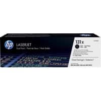 Toner HP D'origine 131X Noir CF210XD 2 Unités