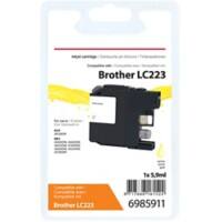 Cartouche jet d'encre Office Depot Compatible Brother LC223Y Jaune