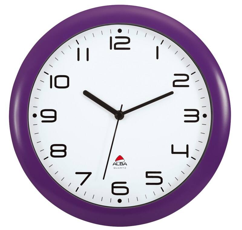 Horloge murale Alba Hornewp 30 x 5,5 cm Violet