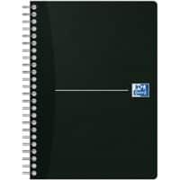 Cahier à spirales OXFORD Office Essentials A5 Noir Couverture en carte Ligné 90 feuilles