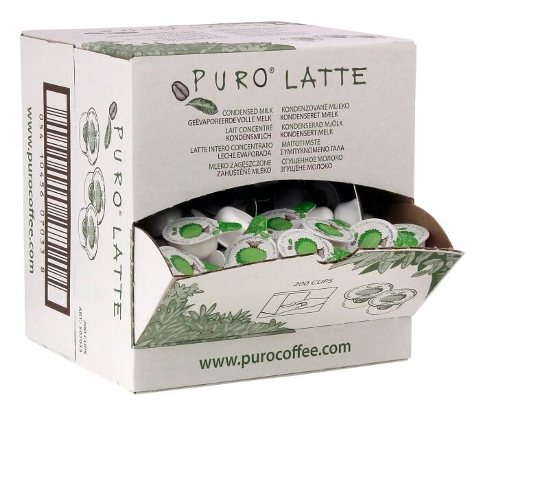 Dosettes de lait Puro Latte 200 Unités de 7 ml
