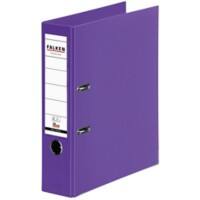 Classeur à levier Falken Large Chromocolor A4 80 mm Violet 2 Anneaux 11285608 Plastique