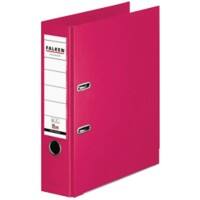 Classeur à levier Falken Large Chromocolor A4 80 mm Rose 2 Anneaux S80 Plastique