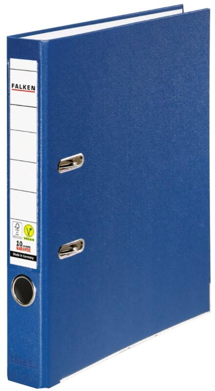 Classeur à levier Falken Étroit PP-Color A4 50 mm Bleu 2 Anneaux Plastique