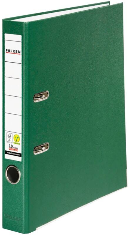 Classeur à levier Falken Étroit PP-Color A4 50 mm Vert 2 Anneaux Plastique