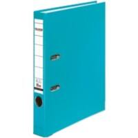 Classeur à levier Falken PP-Color A4 50 mm Turquoise 2 anneaux Carton, PP (Polypropylène)