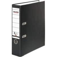 Classeur à levier Falken A4 80 mm Noir 2 anneaux Carton