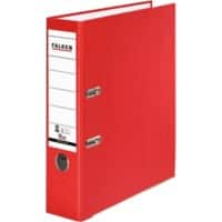 Classeur à levier Falken A4 80 mm Rouge 2 anneaux 11285632 Carton, PP (Polypropylène)