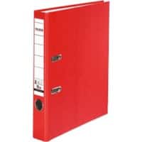 Classeur à levier Falken A4 50 mm rouge 2 anneaux Carton