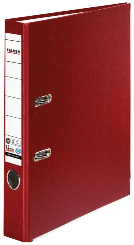 Classeur à levier Falken Étroit A4 50 mm Bordeaux 2 Anneaux 11286382 Plastique