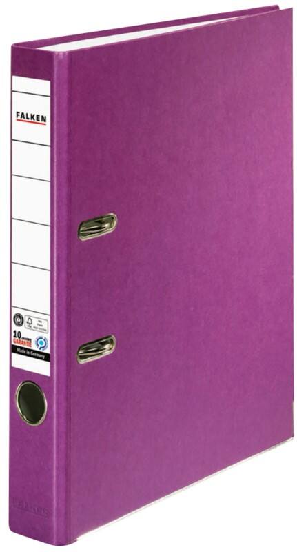 Classeur à levier Falken Étroit A4 50 mm Violet 2 Anneaux 11286515 Plastique