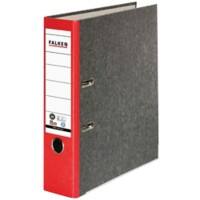 Classeur à levier Falken Large A4 80 mm Rouge 2 Anneaux 80024516 Carton Effet Marbre