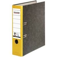 Classeur à levier Falken Large A4 80 mm Jaune 2 Anneaux 80024813 Carton Effet Marbre