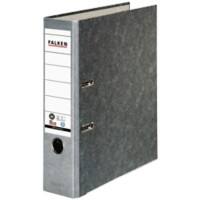Classeur à levier Falken Large A4 80 mm Gris 2 Anneaux 10311975 Carton Effet Marbre