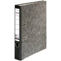 Classeur à levier Falken Étroit A4 50 mm Noir 2 Anneaux S50 Carton Effet Marbre