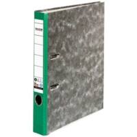 Classeur à levier Falken Étroit A4 50 mm Vert 2 Anneaux S50 Carton Effet Marbre