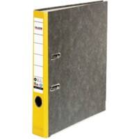 Classeur à levier Falken Étroit A4 50 mm Jaune 2 Anneaux S50 Carton Effet Marbre