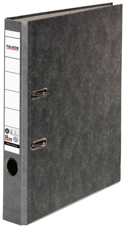 Classeur à levier Falken Étroit A4 50 mm Gris 2 Anneaux S50 Carton Effet Marbre