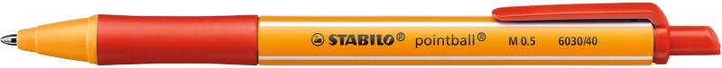 Stylo-bille STABILO pointball 0,5 mm Rouge
