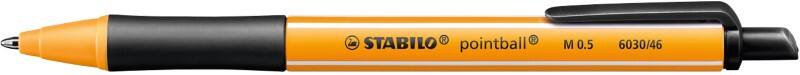 Stylo-bille STABILO pointball 0,5 mm Noir
