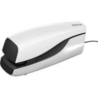 Agrafeuse électrique Leitz NeXXt 5533 Flat Clinch pleine bande blanc 20 feuilles E2 métal, plastique