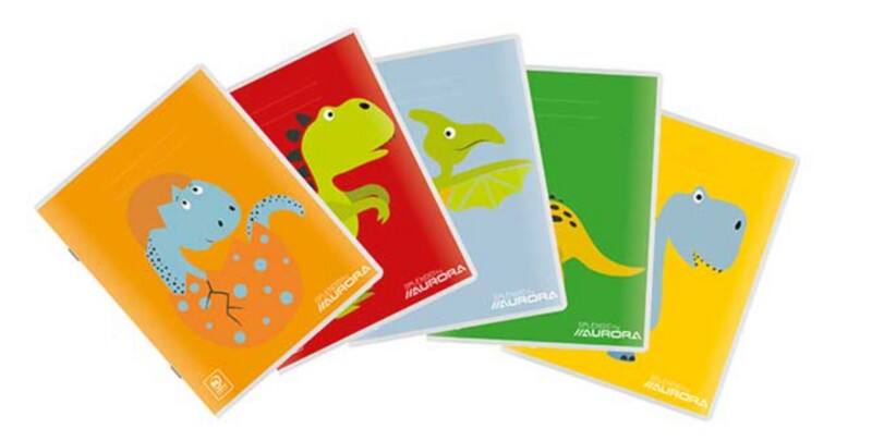 Cahier d’exercice AURORA ST18L2 A5 Ligné Assortiment 2 lignes 36 feuilles