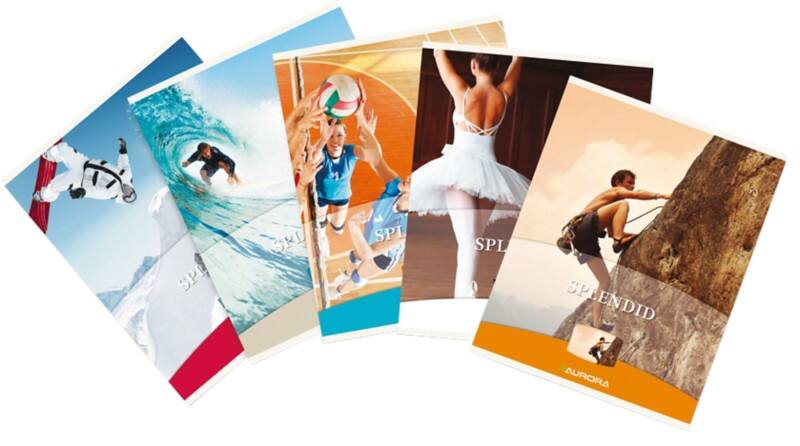 Cahier d’exercice AURORA ST18Q1 A5 Quadrillé Assortiment 21 x 16,5 cm 36 feuilles