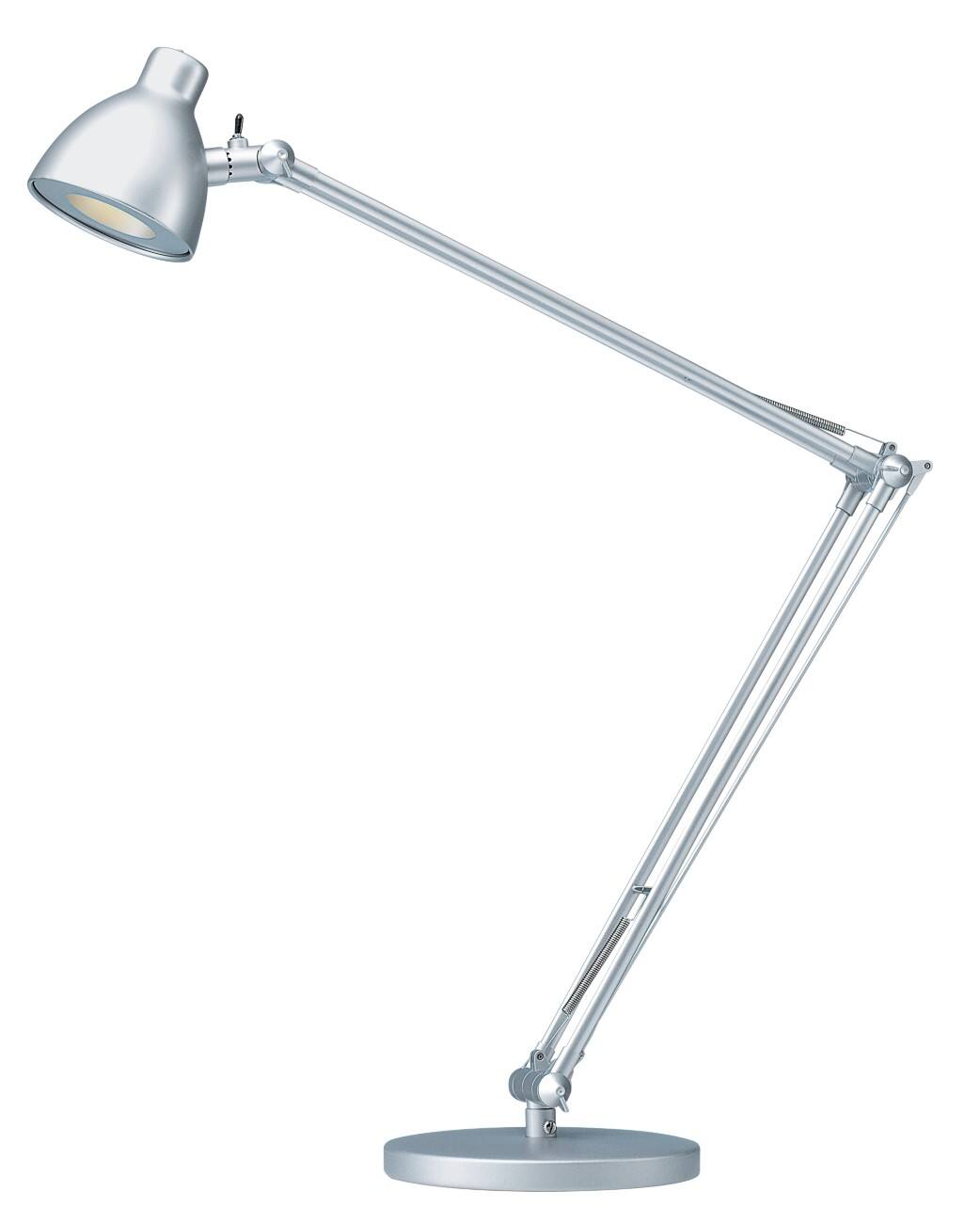 Lampe de bureau Hansa Valencia Argenté 4.8 W LED 620 x 800 mm
