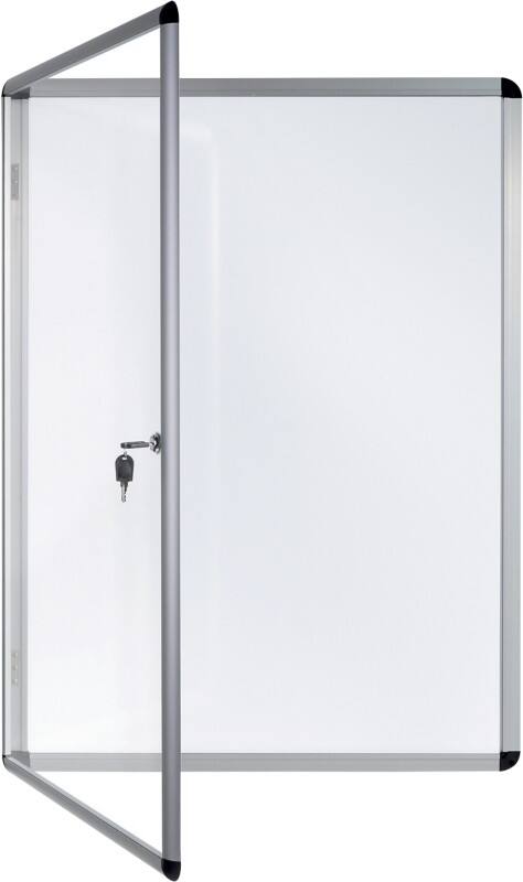 Vitrine d'affichage verrouillable Bi-Office Enclore Indoor Magnétique 9 x A4 Montage mural Verrouillable 72 (L) x 98,1 (H) cm Blanc