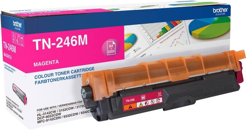 Toner Brother TN-246M D'origine Magenta Box