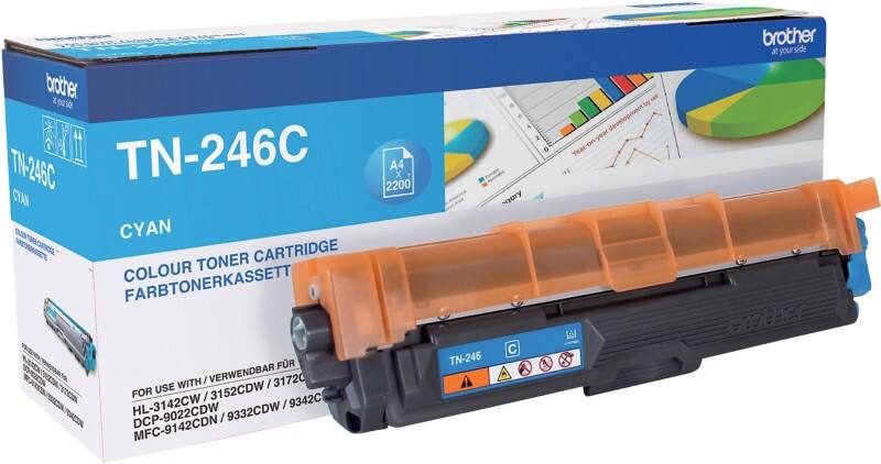 Toner Brother TN-246C D'origine Cyan Box